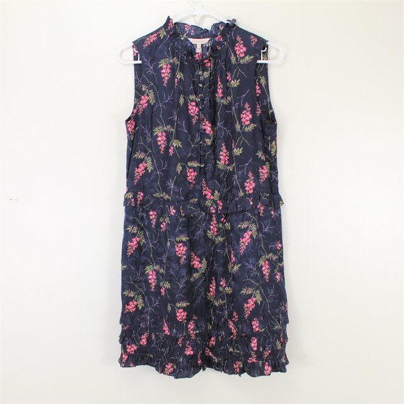 Rebecca Taylor Ivie Floral Silk Blend Dress - Picture 4 of 8